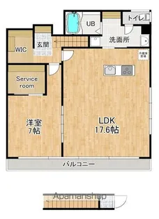 サンピア北小金【2階】の間取り