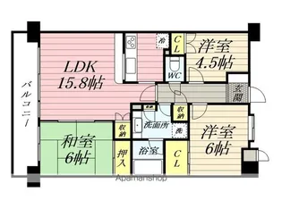ルリエ大船【3階】の間取り