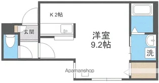オハナS6W10【1階】の間取り