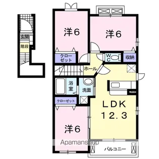 NMON D【2階】の間取り