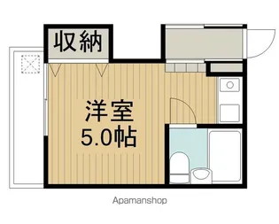 ハイツナナベ【2階】の間取り