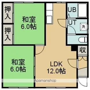 コーポ城【103号室】の間取り