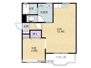 ビューティフルマンション【102号室】の間取り