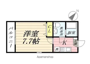 マルシェ【201号室】の間取り