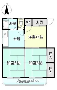 ビッグポート【202号室】の間取り