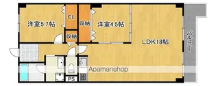 グランディ中百舌鳥【3階】の間取り