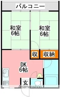 OMコーポⅠ・Ⅱ【1階】の間取り