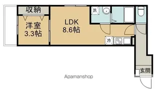 PARKLET・高坂【2階】の間取り