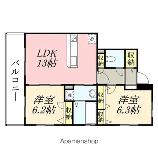 エスペランサ【3階】の間取り