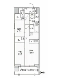 シーズンフラッツ押上フィオーレ【10階】の間取り