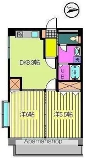 アクアベール松末【301号室】の間取り