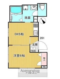 アロン・ド池尻【2階】の間取り
