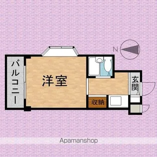 サンウイロー朝霞【3階】の間取り