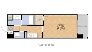 エルミナリゾート南草津【8階】の間取り