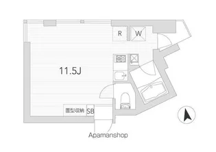 レクラン用賀【1階】の間取り