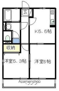 チェスナッツ【1階】の間取り