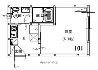 アルサーヴ千葉【1階】の間取り
