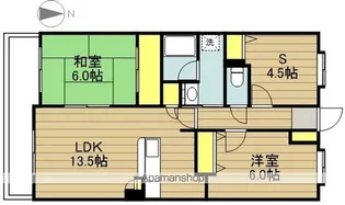 プレイヤード戸田【1階】の間取り