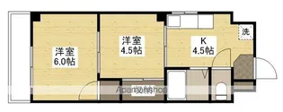 サンライト住吉【301号室】の間取り