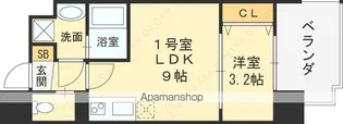 ビガーポリス591同心二丁目Ⅴ【4階】の間取り