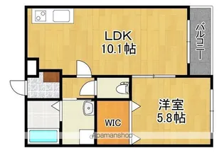 PLAZA【303号室】の間取り