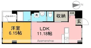 HARIMAYA STAY’S【4階】の間取り