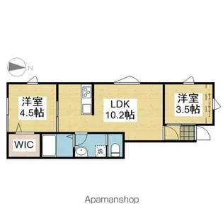 EARTH SYOENJI【103.号室】の間取り