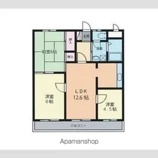 メゾン北初富【2階】の間取り