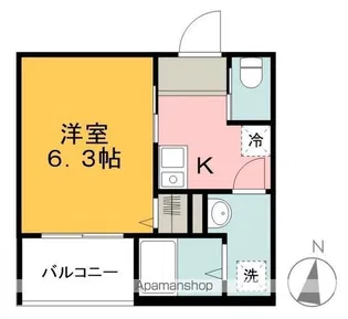 MELLAS元加治【1階】の間取り