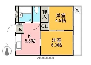 宝海ビル【303号室】の間取り