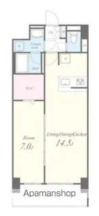 ブリリアント トゥデイ【9階】の間取り
