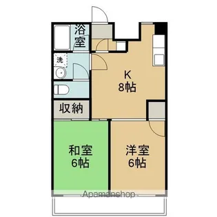 新海マンション【102号室】の間取り