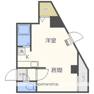 パークヒルズ中央411【10階】の間取り