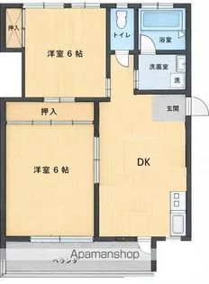 エムズコーポ【202号室】の間取り