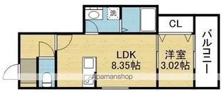 WELL−BEING巽西【2階】の間取り