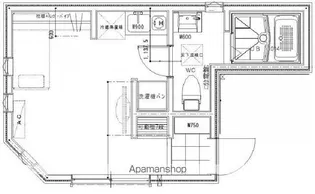 メゾンノアール【2階】の間取り