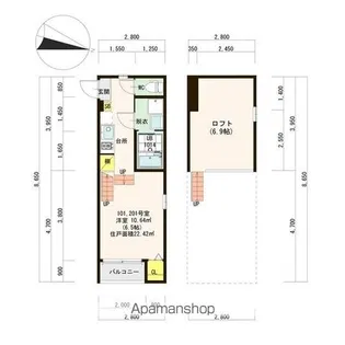 M−REX【2階】の間取り