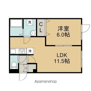 グランデール【1階】の間取り