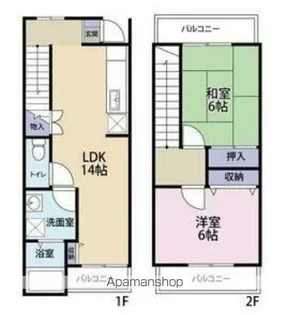 ヴィブレⅠ【1階】の間取り
