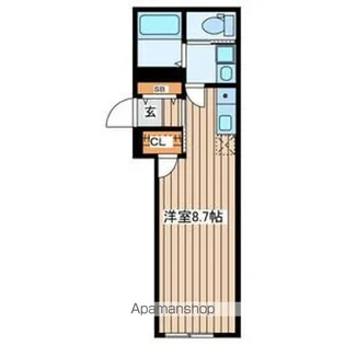 REFINA晩翠【5階】の間取り