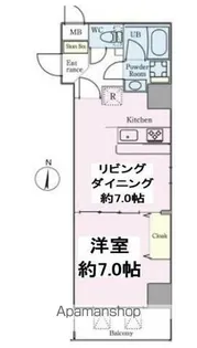 FRERE COURT錦糸公園(フレールコート)【4階】の間取り