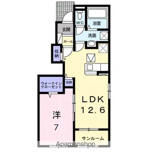 リレア1【1階】の間取り