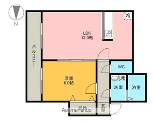 サンビスタ21【2階】の間取り