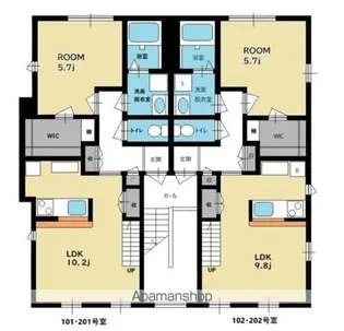 プリマグレイス弐番館【1階】の間取り