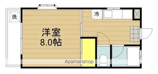 金澤コーポ【2階】の間取り