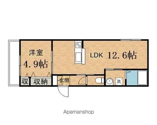 D−ROOM・M【2階】の間取り