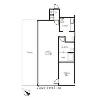 Harvey Residence【502号室】の間取り
