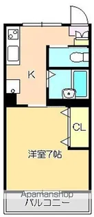 大潮田コーポ【105号室】の間取り