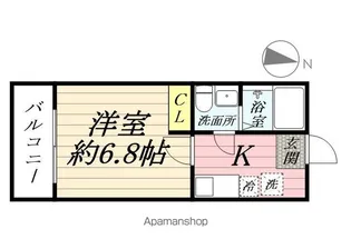 034菊名【1階】の間取り