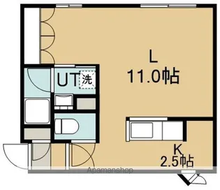 コンシェール五稜郭【201号室】の間取り